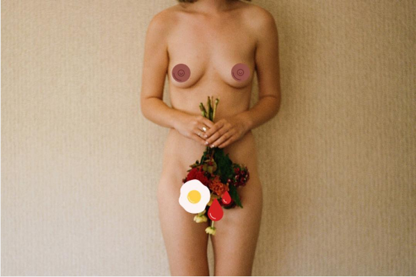 Фотография: Модель создала стикеры в виде сосков в защиту женской наготы в соцсетях №1 - BigPicture.ru