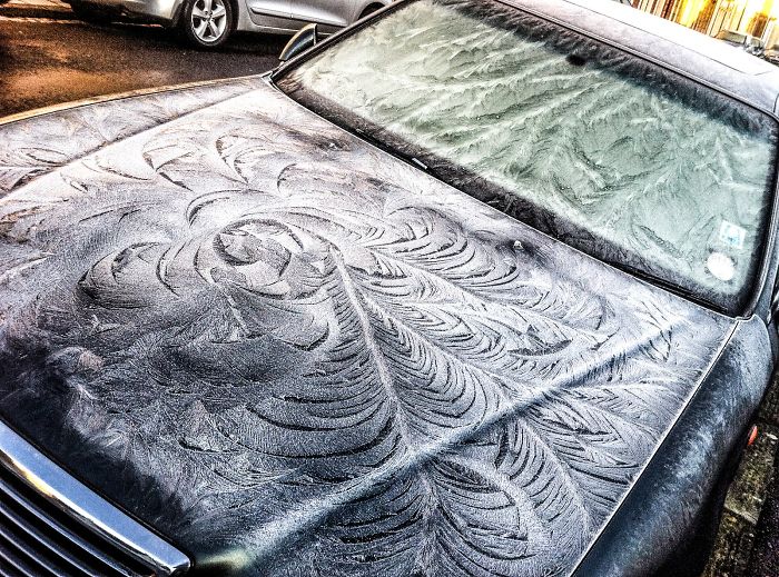 Фотография: Как мороз превращает автомобили в предметы искусства №20 - BigPicture.ru