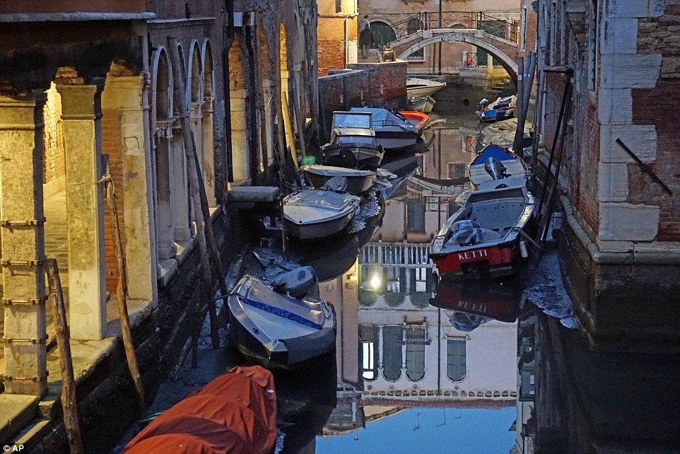 Фотография: Куда делась вода из каналов в Венеции №3 - BigPicture.ru