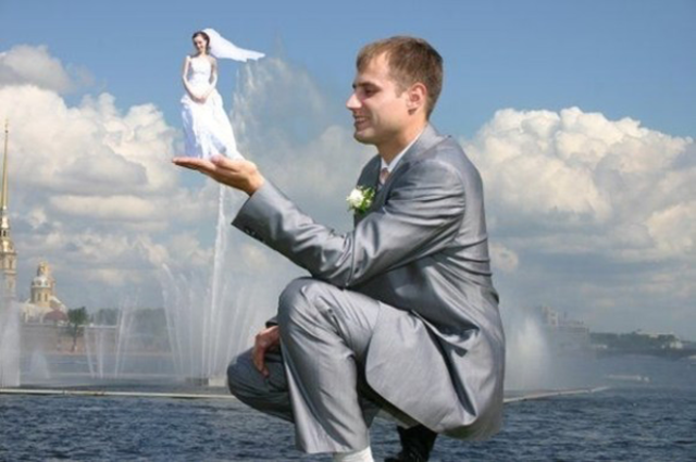 Фотография: Неудачные свадебные фотографии, которые будет стыдно показывать будущим детям №11 - BigPicture.ru