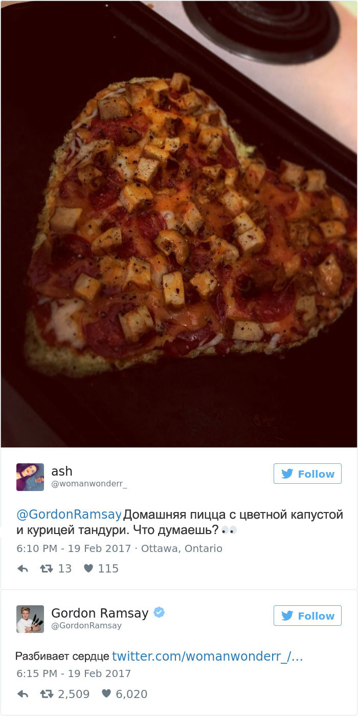 Фотография: Эти люди пожалели, что решили показать свои блюда в твиттере повару Гордону Рамзи №13 - BigPicture.ru