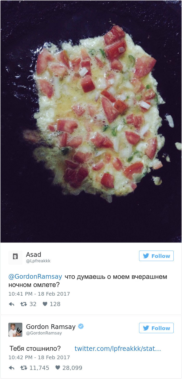 Фотография: Эти люди пожалели, что решили показать свои блюда в твиттере повару Гордону Рамзи №15 - BigPicture.ru