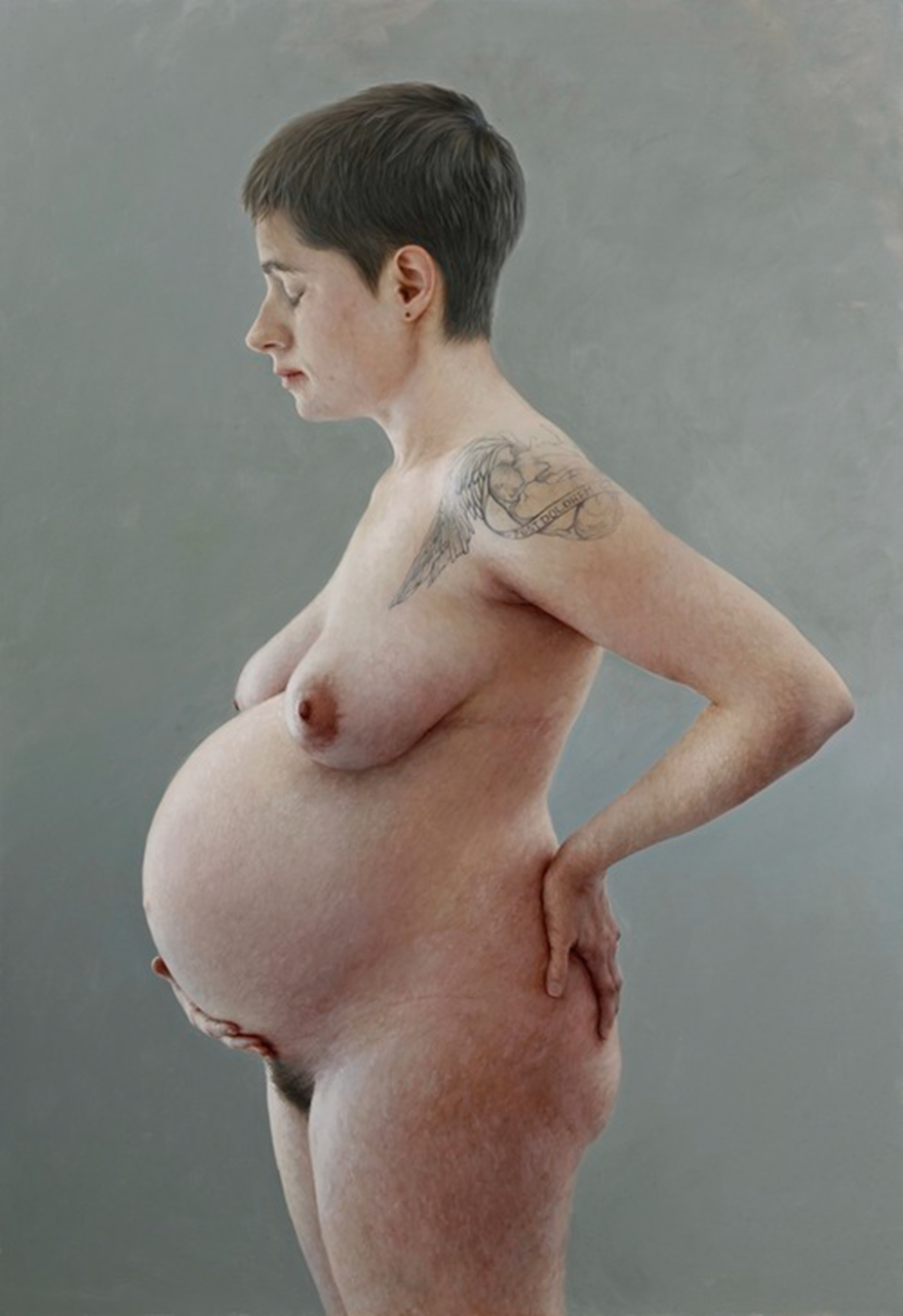 Фотография: Красота несовершенства: гиперреалистичные портреты обнаженных людей от художницы Алии Чапин №6 - BigPicture.ru