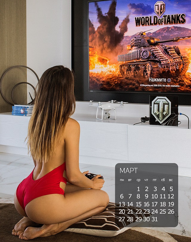 Фотография: Эротический календарь для виртуальных танкистов №4 - BigPicture.ru