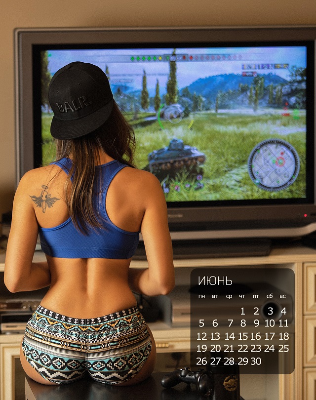 Фотография: Эротический календарь для виртуальных танкистов №7 - BigPicture.ru