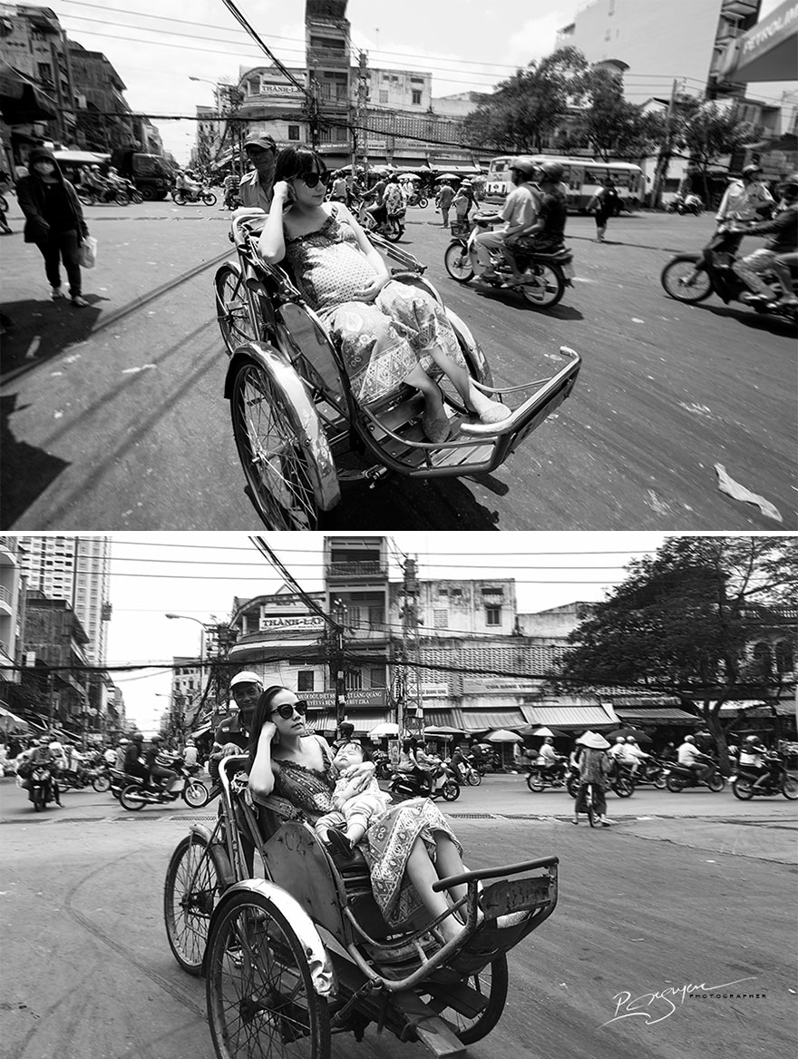Фотография: Вьетнамец снял, какой была жизнь его жены до родов и как изменилась после №11 - BigPicture.ru