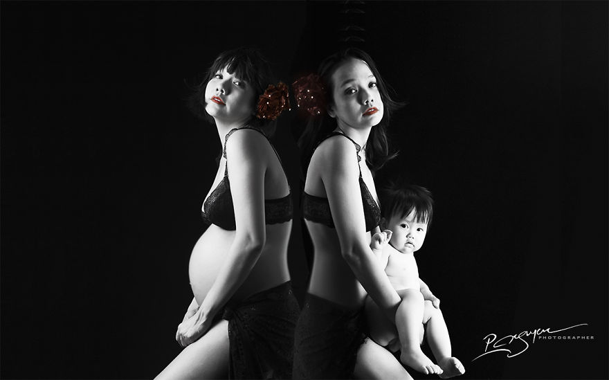 Фотография: Вьетнамец снял, какой была жизнь его жены до родов и как изменилась после №14 - BigPicture.ru