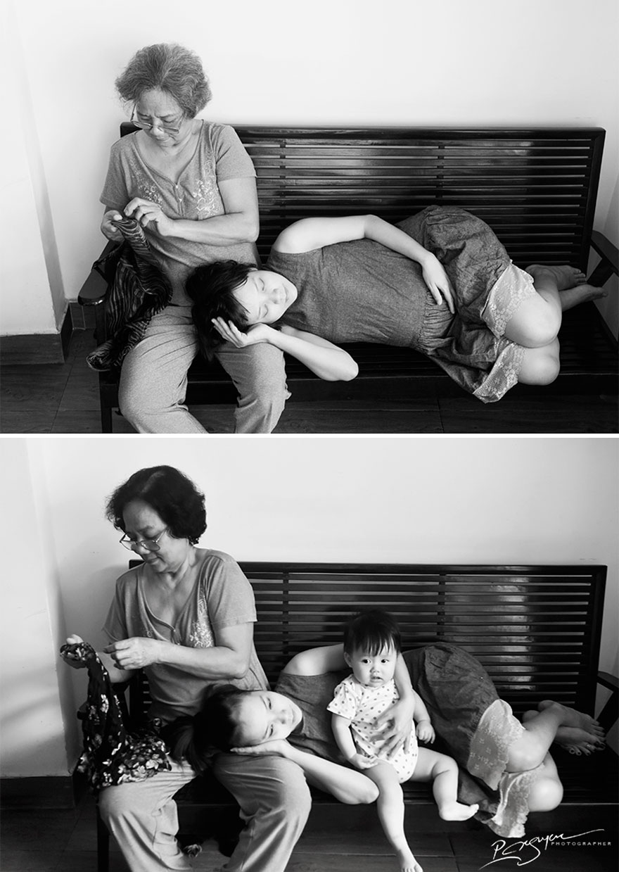 Фотография: Вьетнамец снял, какой была жизнь его жены до родов и как изменилась после №16 - BigPicture.ru