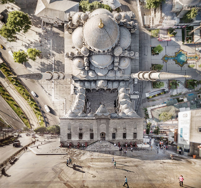 Фотография: Оригами 80-го уровня: турецкий фотограф сгибает города №2 - BigPicture.ru