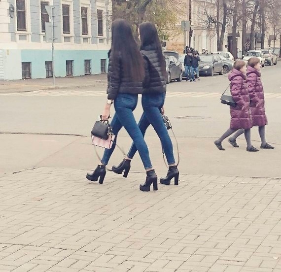 Фотография: Интеллигентное безумие, или Странная мода петербургских улиц №14 - BigPicture.ru