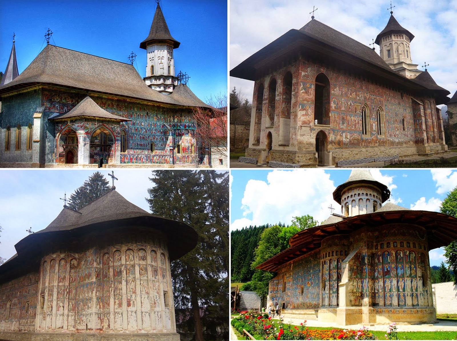 Фотография: Монастыри в Румынии, где удивительные фрески — не внутри, а снаружи №31 - BigPicture.ru