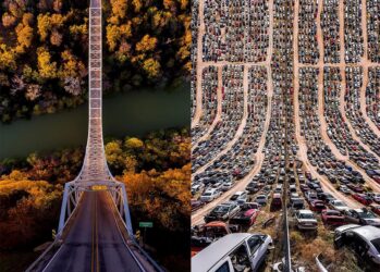 Оригами 80-го уровня: турецкий фотограф сгибает города