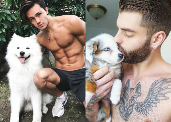 Instagram горячих парней с милыми собачками, который поможет пережить понедельник