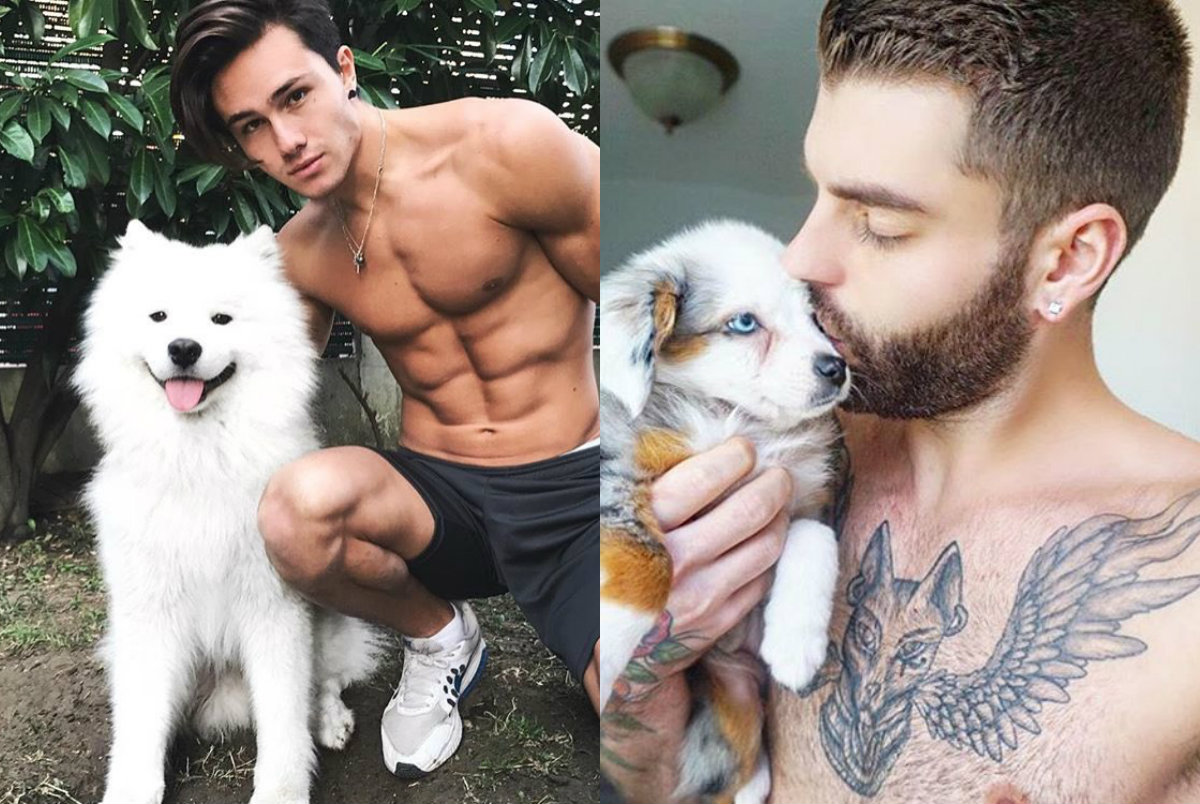 Фотография: Instagram горячих парней с милыми собачками, который поможет пережить понедельник №1 - BigPicture.ru