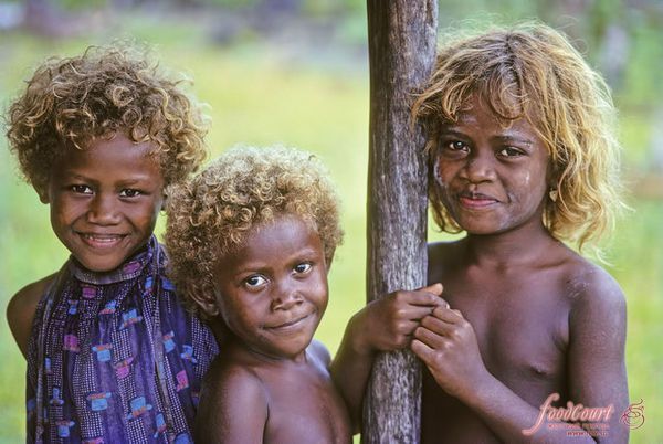 Фотография: Откуда в Меланезии взялись темнокожие люди со светлыми волосами №11 - BigPicture.ru