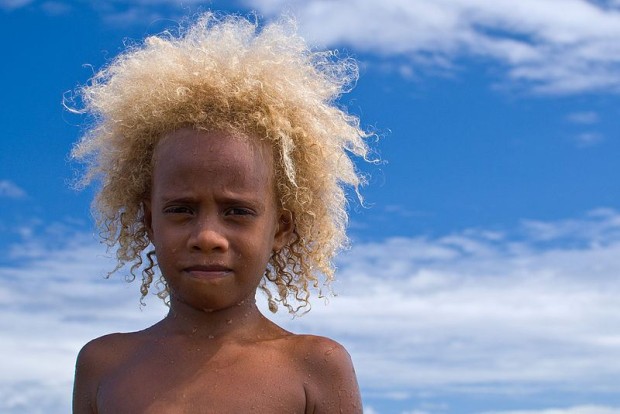 Фотография: Откуда в Меланезии взялись темнокожие люди со светлыми волосами №10 - BigPicture.ru