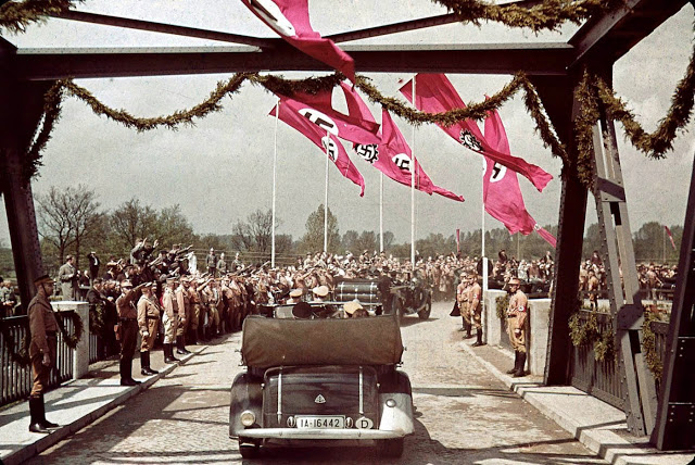 Фотография: Нацистская Германия на цветных фото Хуго Йегера — личного фотографа Гитлера №13 - BigPicture.ru