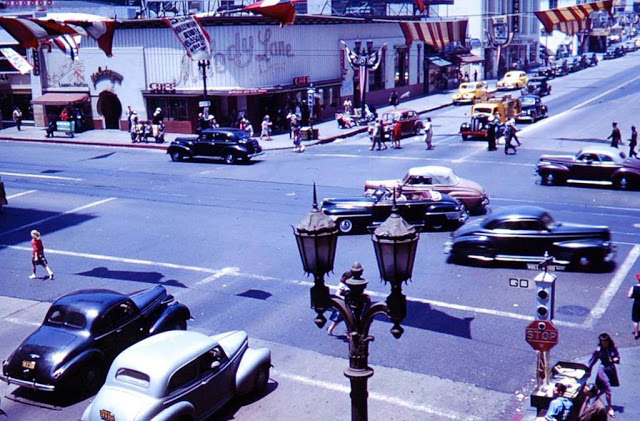 Фотография: Пока СССР воевал с фашистами: цветные фото мирного Лос-Анджелеса в годы Второй мировой и после №14 - BigPicture.ru