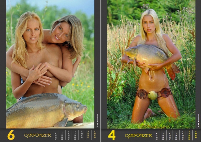 Фотография: Мокренькая рыбонька: немецкий эротический календарь с карпами №3 - BigPicture.ru