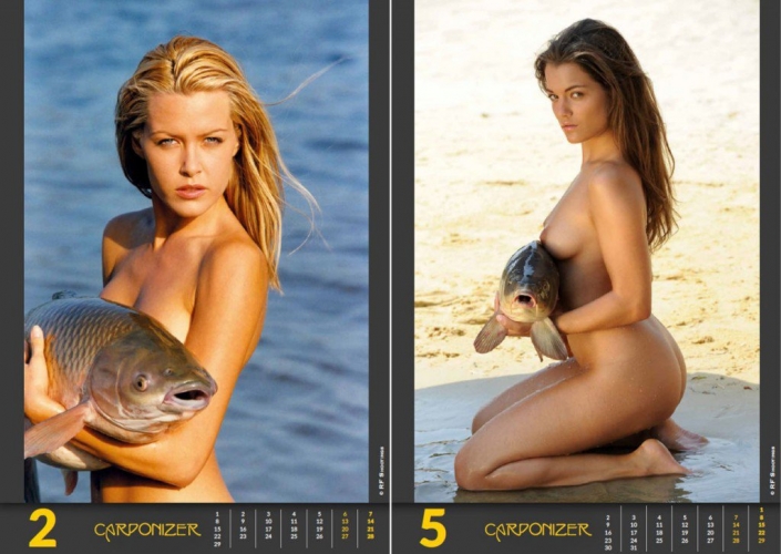 Фотография: Мокренькая рыбонька: немецкий эротический календарь с карпами №2 - BigPicture.ru