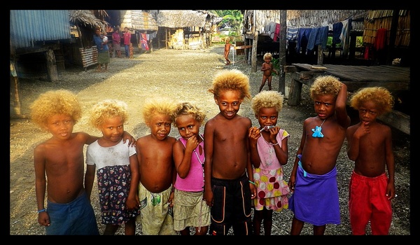 Фотография: Откуда в Меланезии взялись темнокожие люди со светлыми волосами №8 - BigPicture.ru