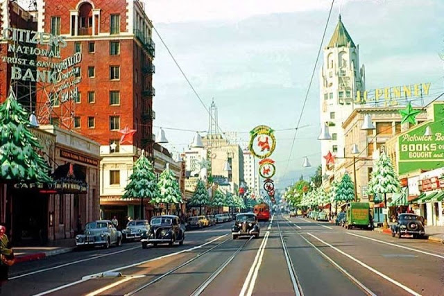 Фотография: Пока СССР воевал с фашистами: цветные фото мирного Лос-Анджелеса в годы Второй мировой и после №9 - BigPicture.ru