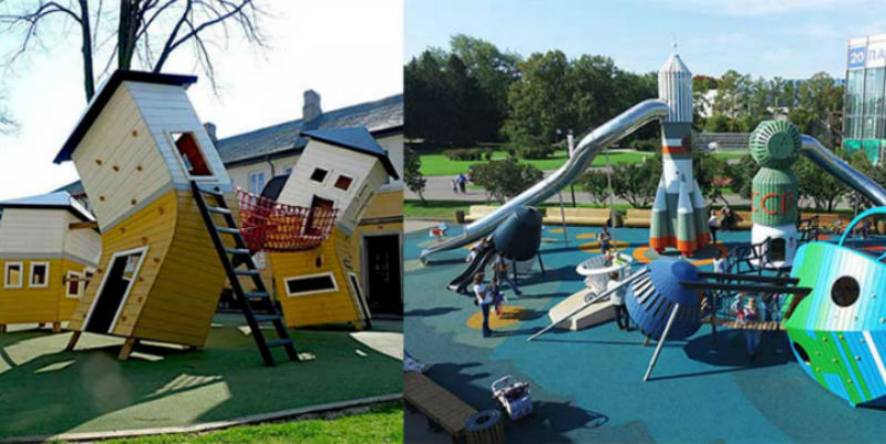 Фотография: Детские площадки от датской компании, перед которыми не могут устоять даже взрослые №1 - BigPicture.ru