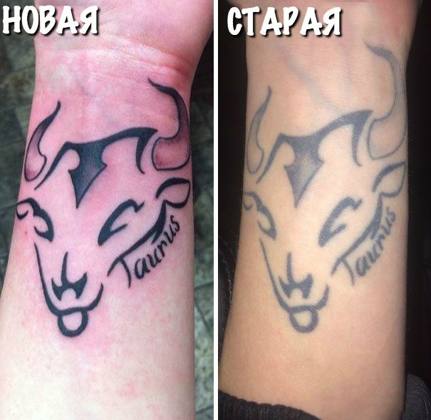 Фотография: Было — стало: как стареют татуировки №6 - BigPicture.ru