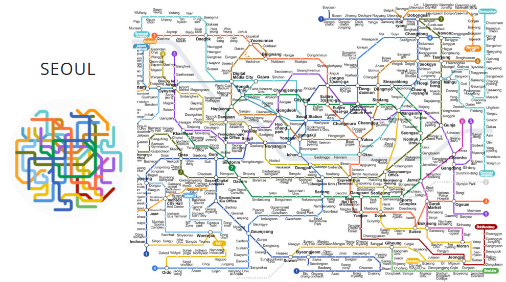 Фотография: Дизайнер превратил схемы мирового метро в минималистичные символы №3 - BigPicture.ru