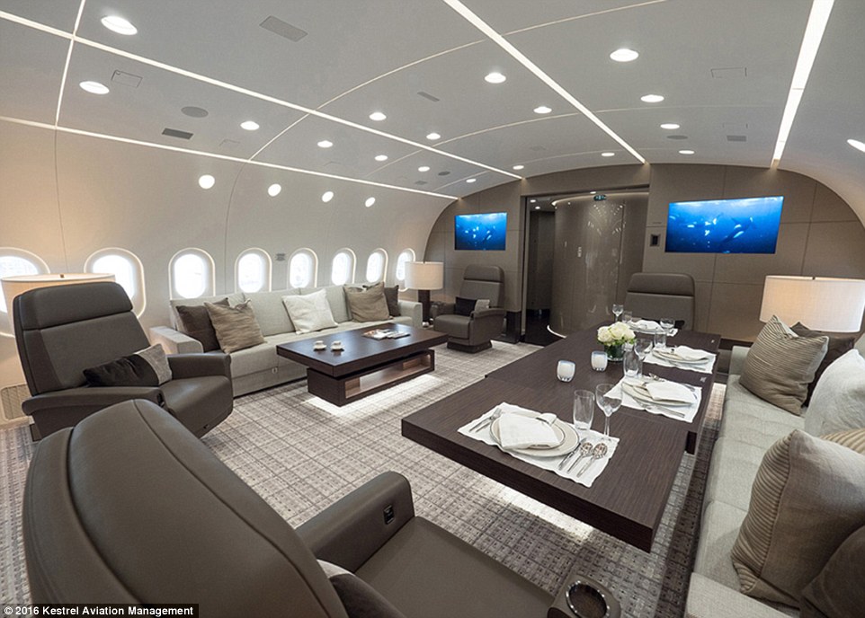 Фотография: Летающий пентхаус: на борту лайнера, аренда которого обойдется в 25 тысяч долларов в час №4 - BigPicture.ru