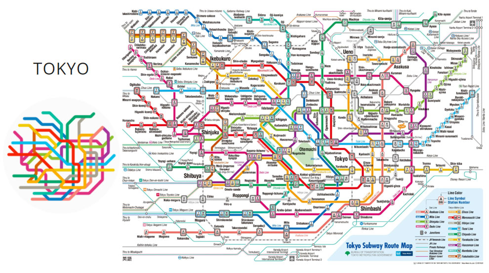 Фотография: Дизайнер превратил схемы мирового метро в минималистичные символы №4 - BigPicture.ru