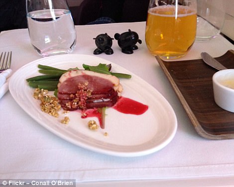 Фотография: Как отличается еда пассажиров в бизнес-классе и эконом-классе в самолете №7 - BigPicture.ru