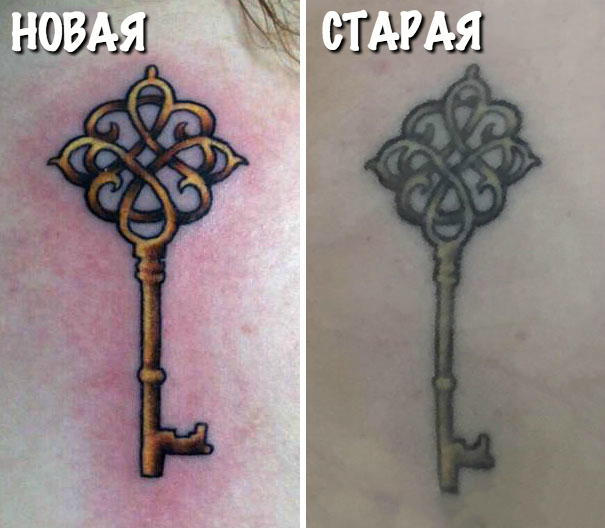 Фотография: Было — стало: как стареют татуировки №7 - BigPicture.ru