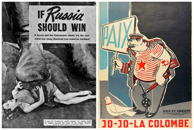 Фотография: Эти ужасные Советы: самые странные антисоветские плакаты Запада №1 - BigPicture.ru