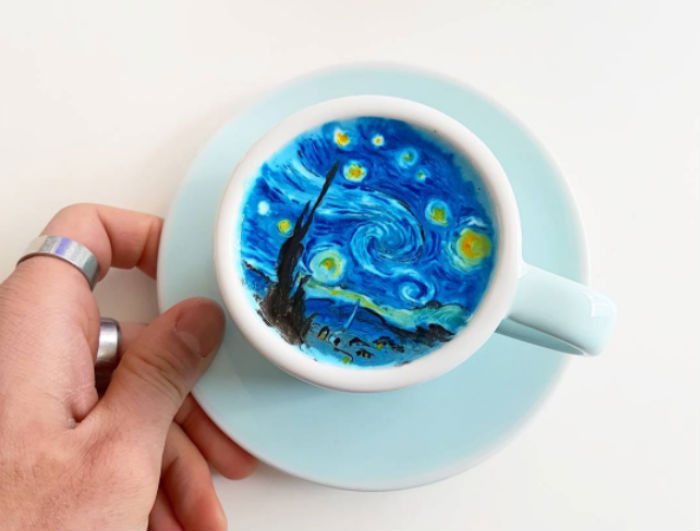 Фотография: Бариста из Кореи создает на кофейной пенке картины №1 - BigPicture.ru