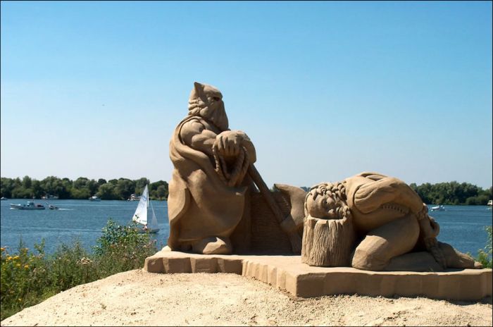 Фотография: Эпичные скульптуры из песка, достойные места в музее №16 - BigPicture.ru