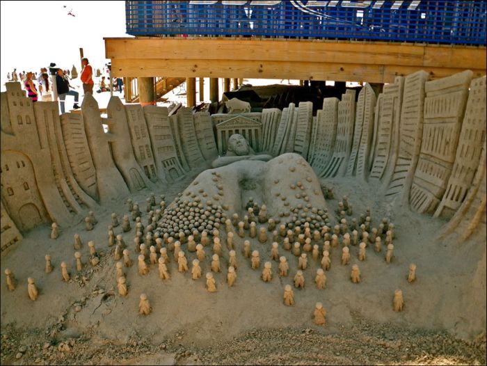 Фотография: Эпичные скульптуры из песка, достойные места в музее №17 - BigPicture.ru