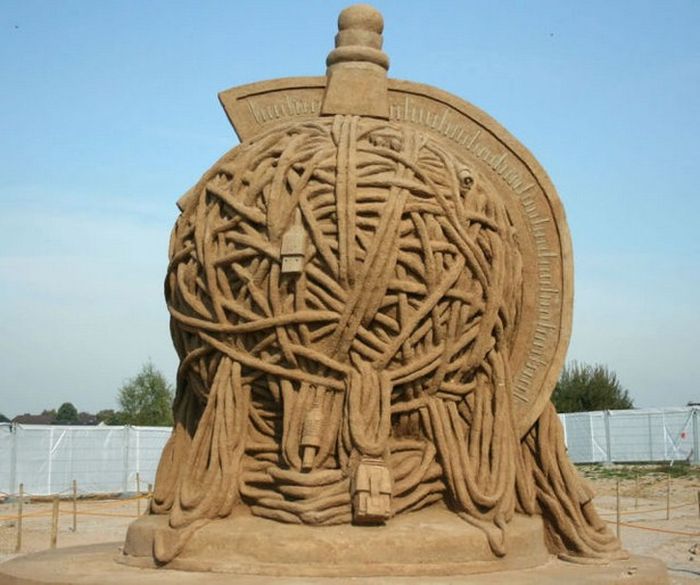 Фотография: Эпичные скульптуры из песка, достойные места в музее №10 - BigPicture.ru