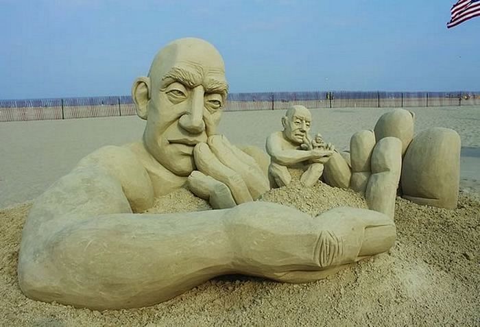 Фотография: Эпичные скульптуры из песка, достойные места в музее №9 - BigPicture.ru