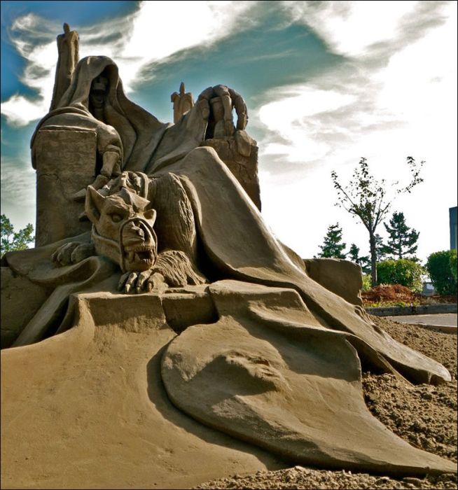 Фотография: Эпичные скульптуры из песка, достойные места в музее №15 - BigPicture.ru
