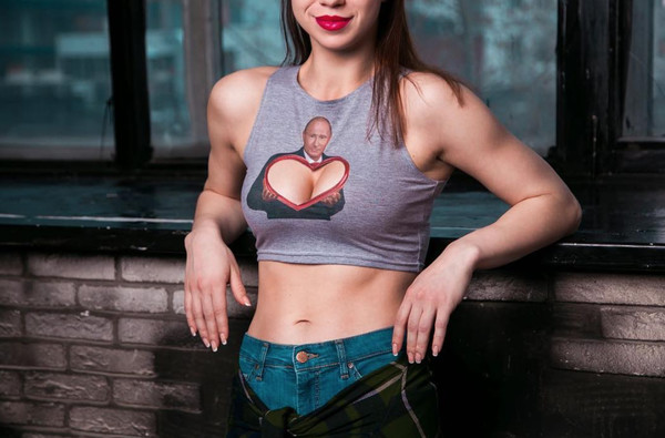 Фотография: Новые женские майки с изображением Путина должны понравиться мужчинам №7 - BigPicture.ru