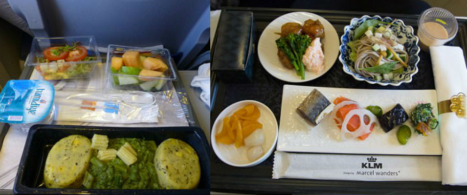 Фотография: Как отличается еда пассажиров в бизнес-классе и эконом-классе в самолете №1 - BigPicture.ru
