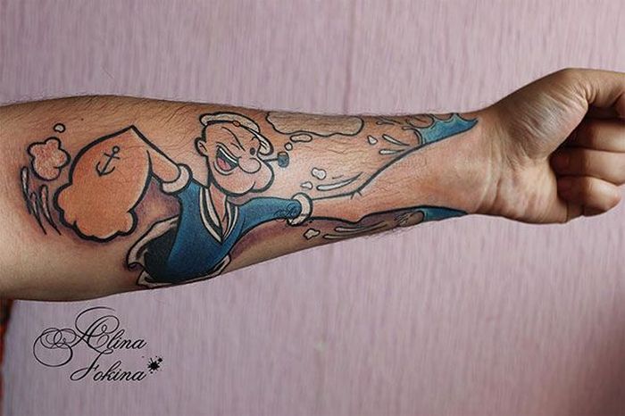 Фотография: Потрясающие татуировки, сделанные на самом подходящем месте №1 - BigPicture.ru