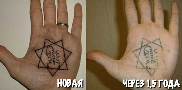 Фотография: Было — стало: как стареют татуировки №19 - BigPicture.ru