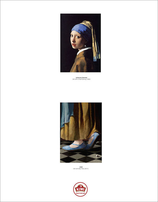 Фотография: Агентство Ogilvy Chicago дорисовало ноги знаменитым портретам в рамках рекламной кампании №5 - BigPicture.ru