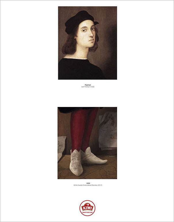 Фотография: Агентство Ogilvy Chicago дорисовало ноги знаменитым портретам в рамках рекламной кампании №8 - BigPicture.ru