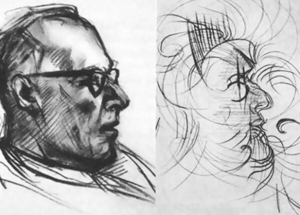 Американский эксперимент 50-х: художник, принявший ЛСД, нарисовал 9 портретов