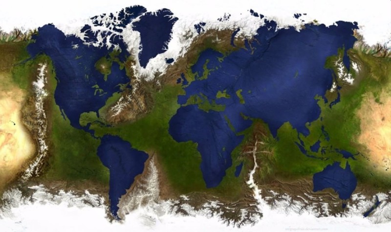 Фотография: 17 удивительных карт мира, которые нам не показывали в школе №1 - BigPicture.ru