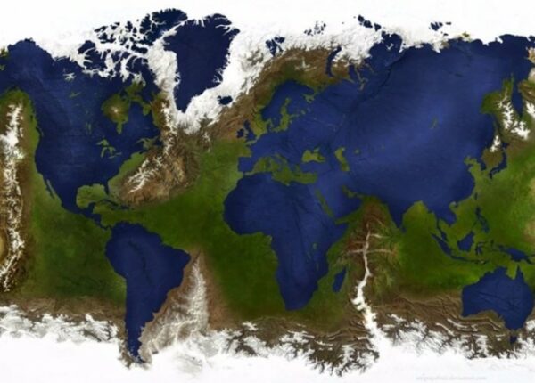 17 удивительных карт мира, которые нам не показывали в школе