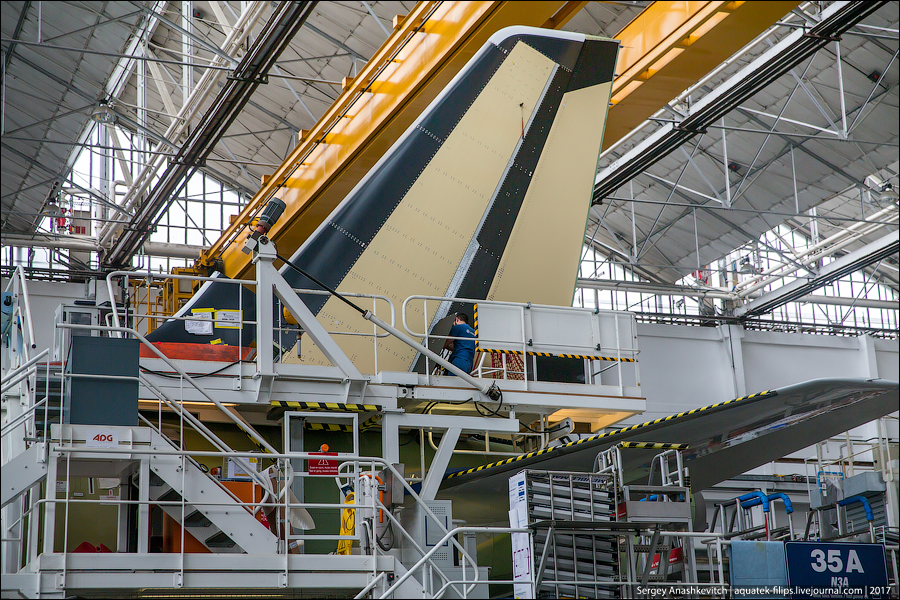 Фотография: Как собирают самолеты Airbus №17 - BigPicture.ru